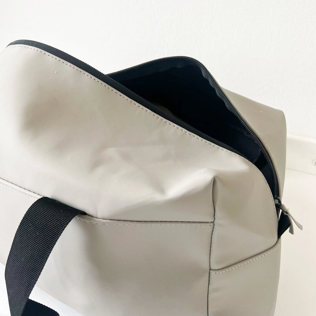 Weekender/Kliniktasche MOMMY BAG Grau /Beige- Wasserabweisend