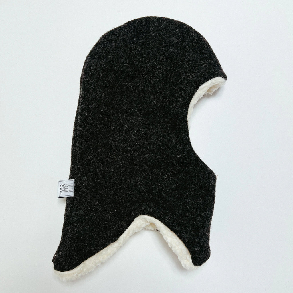 WALKMÜTZE/ SCHLUPFMÜTZE MIT TEDDY GEFÜTTERT