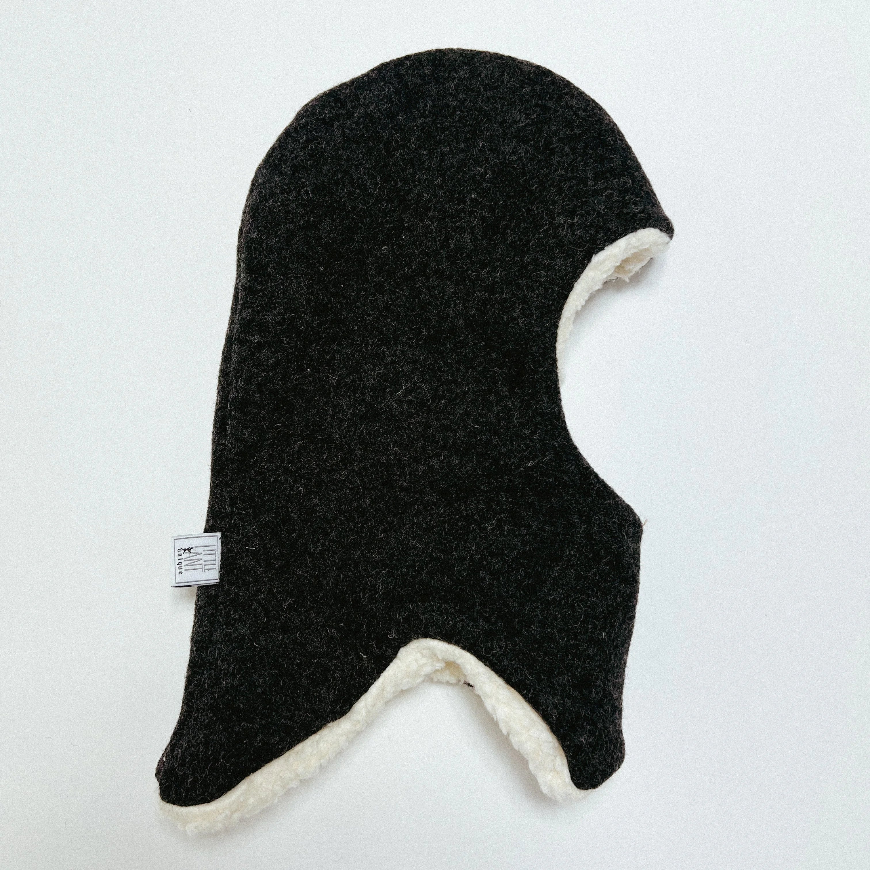 WALKMÜTZE/ SCHLUPFMÜTZE MIT TEDDY GEFÜTTERT