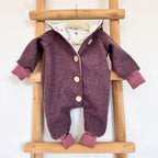 Walkoverall, Winteroverall Violett/Kirschen