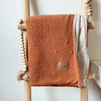 Babydecke I Kinderwagendecke I Kuscheldecke Teddy/Musselin