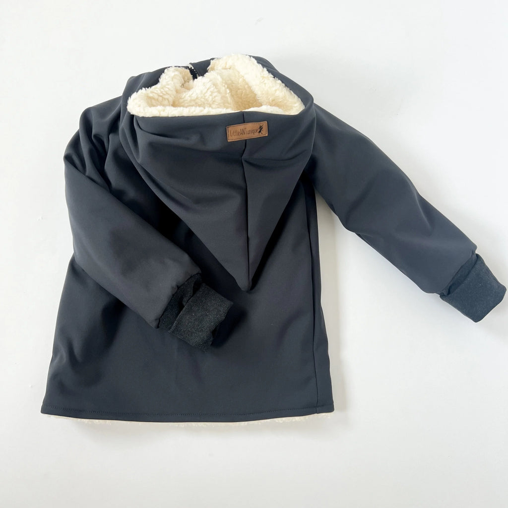 Softshelljacke mit Teddyfell gefüttert