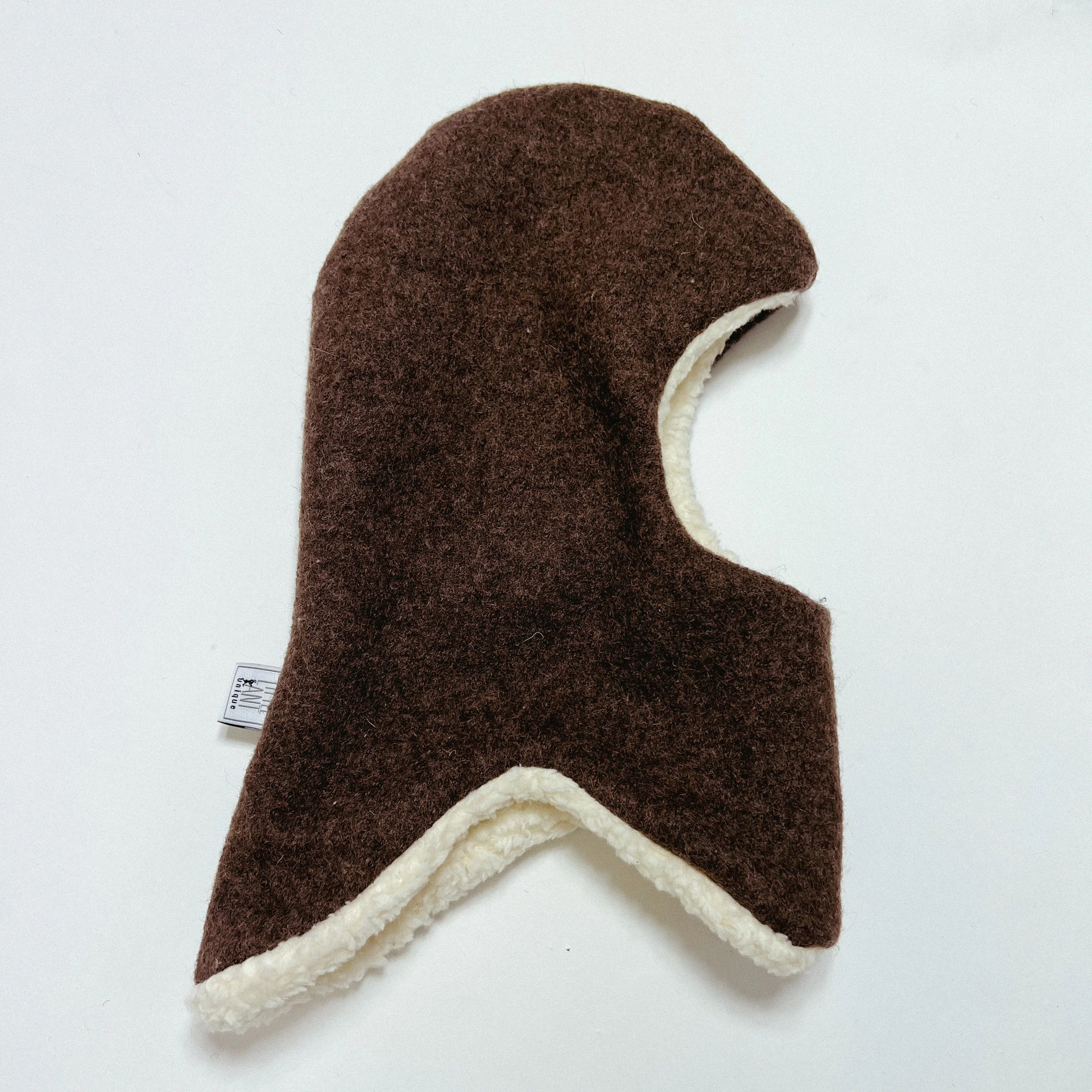 WALKMÜTZE/ SCHLUPFMÜTZE MIT TEDDY GEFÜTTERT