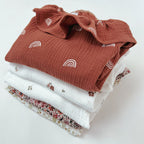 Bluse Baumwoll-Musselin Wildblume