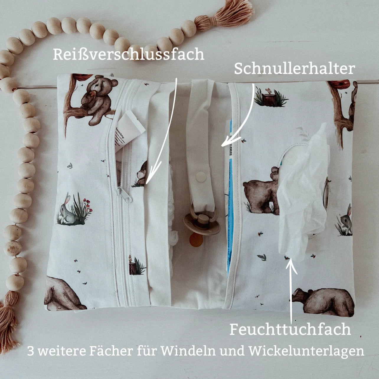 Wickeltasche Windeltasche Bärchen