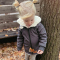 Softshelljacke mit Teddyfell gefüttert