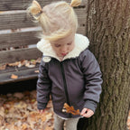 Softshelljacke mit Teddyfell gefüttert