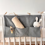 BABYBETTORGANIZER CORD GRAU