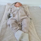 Bio Baumwoll Fleeceoverall beige