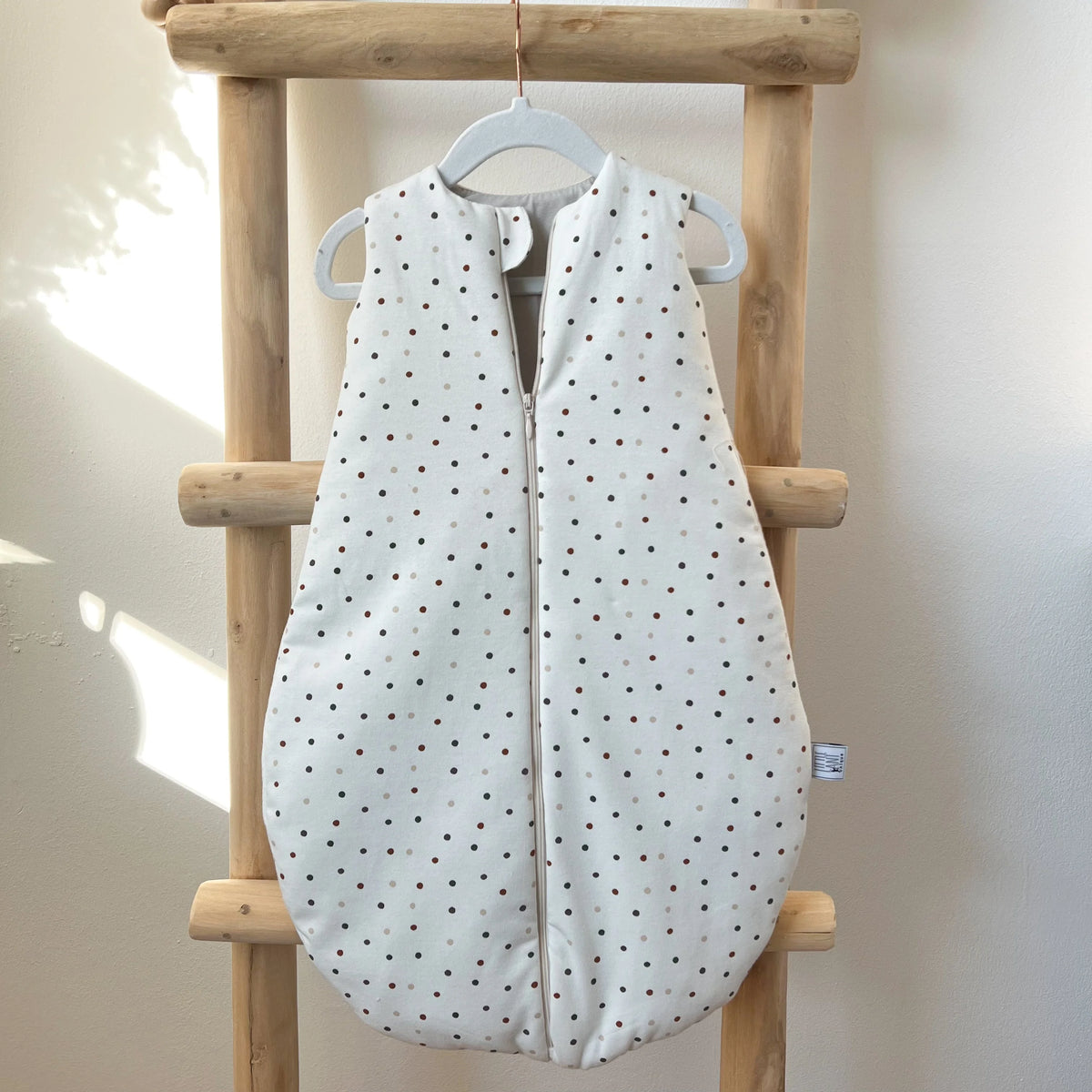 BABY WINTERSCHLAFSACK CREME PÜNKTCHEN