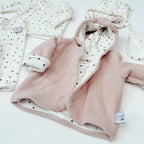 Newbornset Homecoming Bio-Baumwolle Rosa Pünktchen