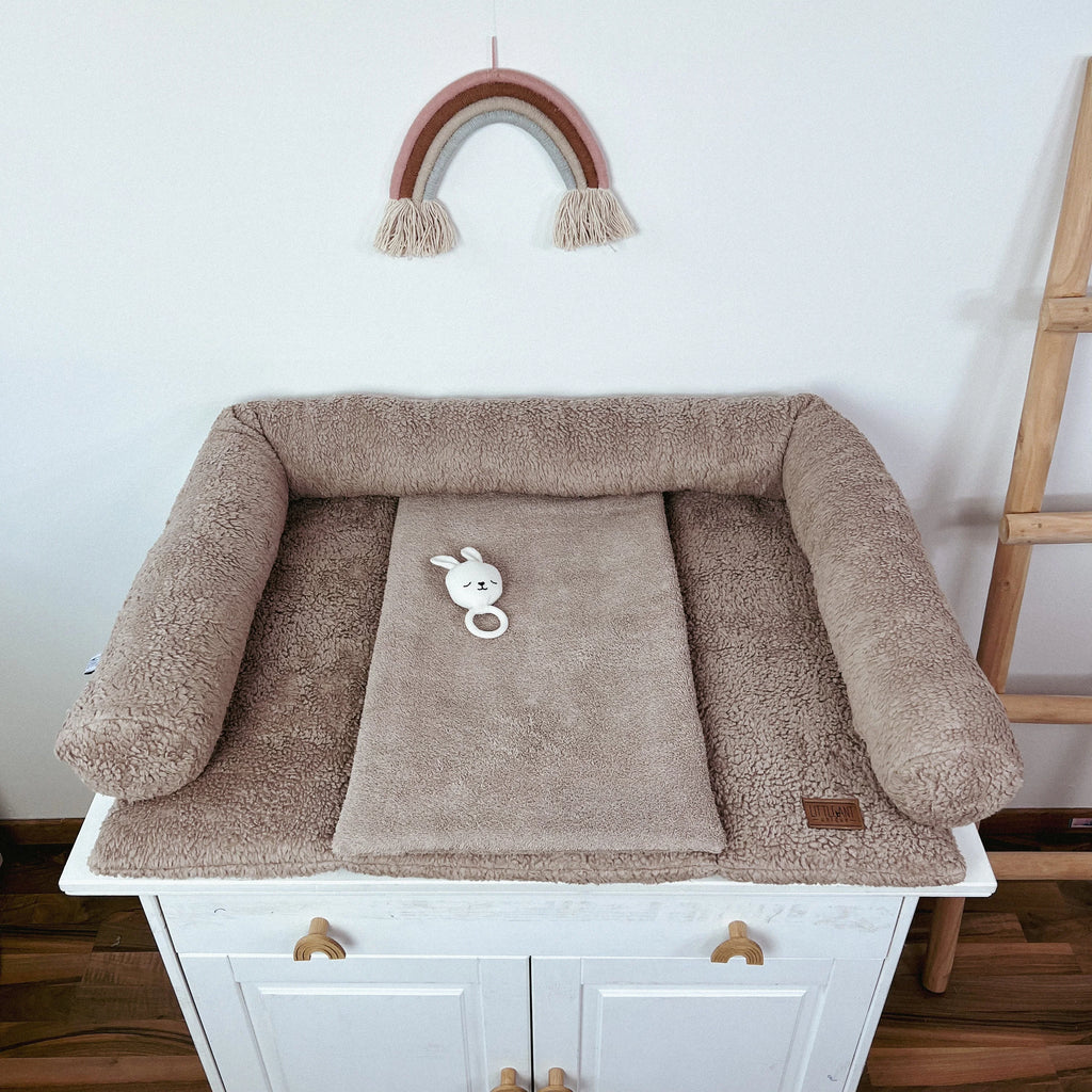 Wickeltischumrandung Teddy beige