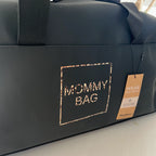 Weekender/Kliniktasche MOMMY BAG  Schwarz -Wasserabweisend