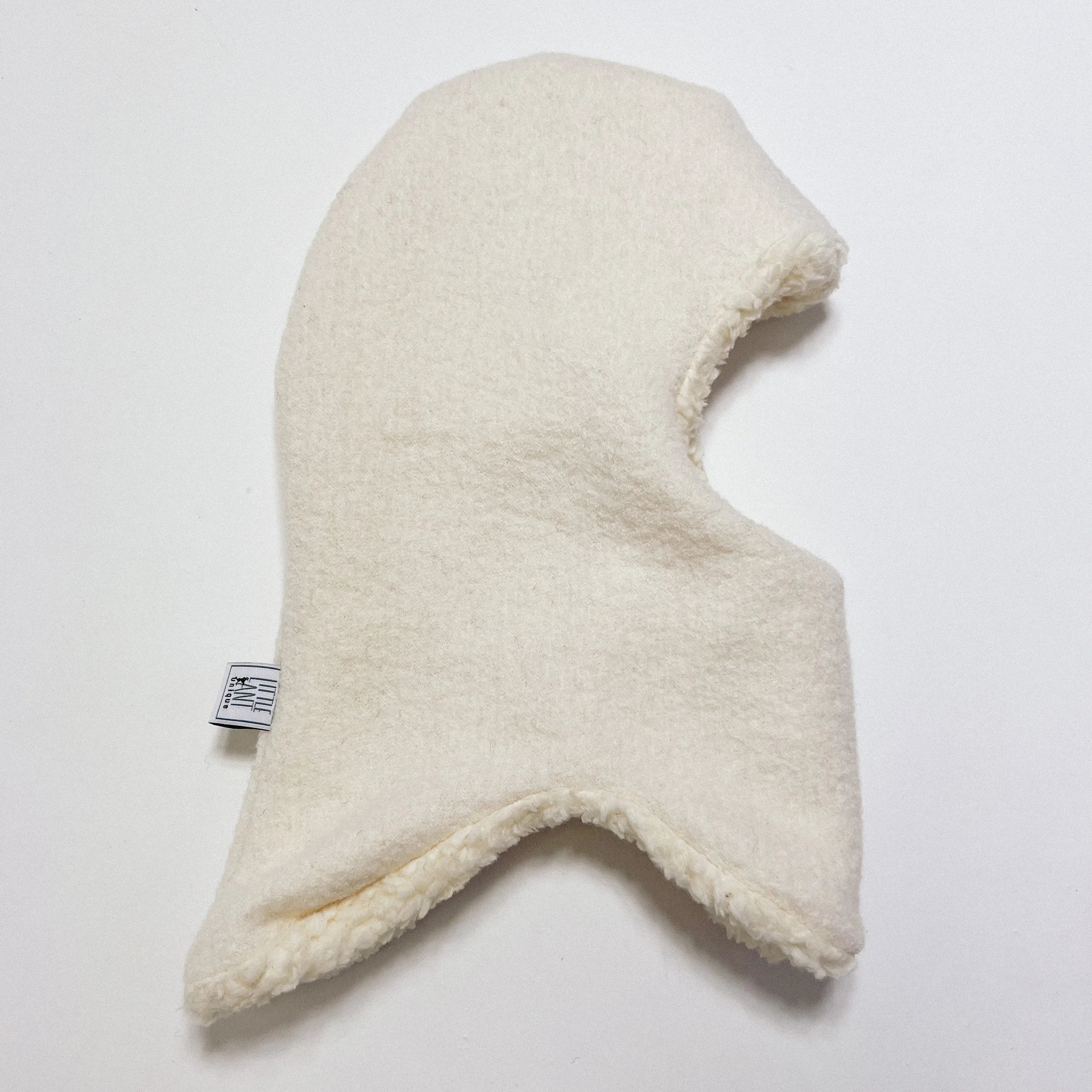 WALKMÜTZE/ SCHLUPFMÜTZE MIT TEDDY GEFÜTTERT
