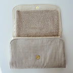 Wickelunterlage & Windeltasche 2in1 für unterwegs I Cord beige