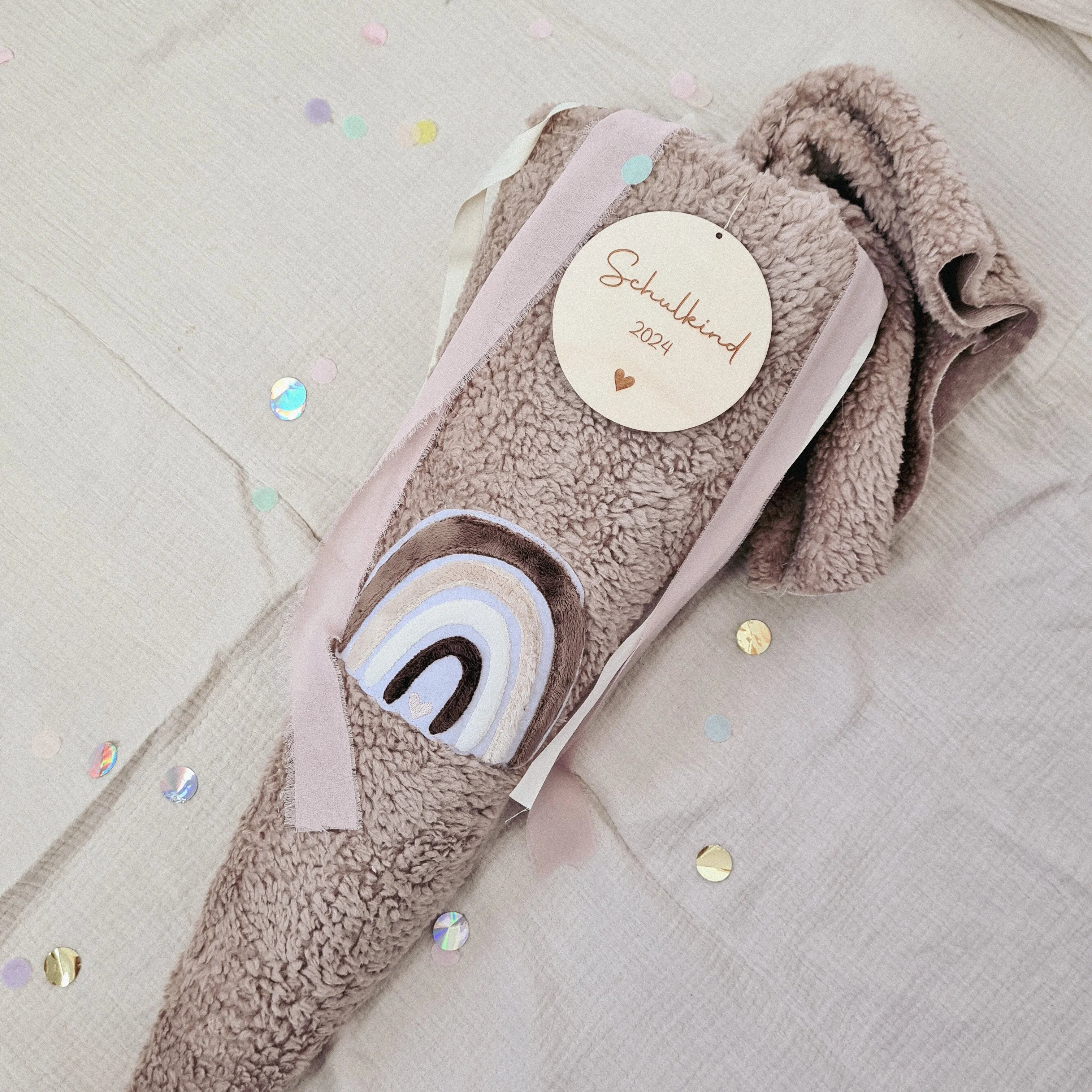 SCHULTÜTE TEDDY REGENBOGEN
