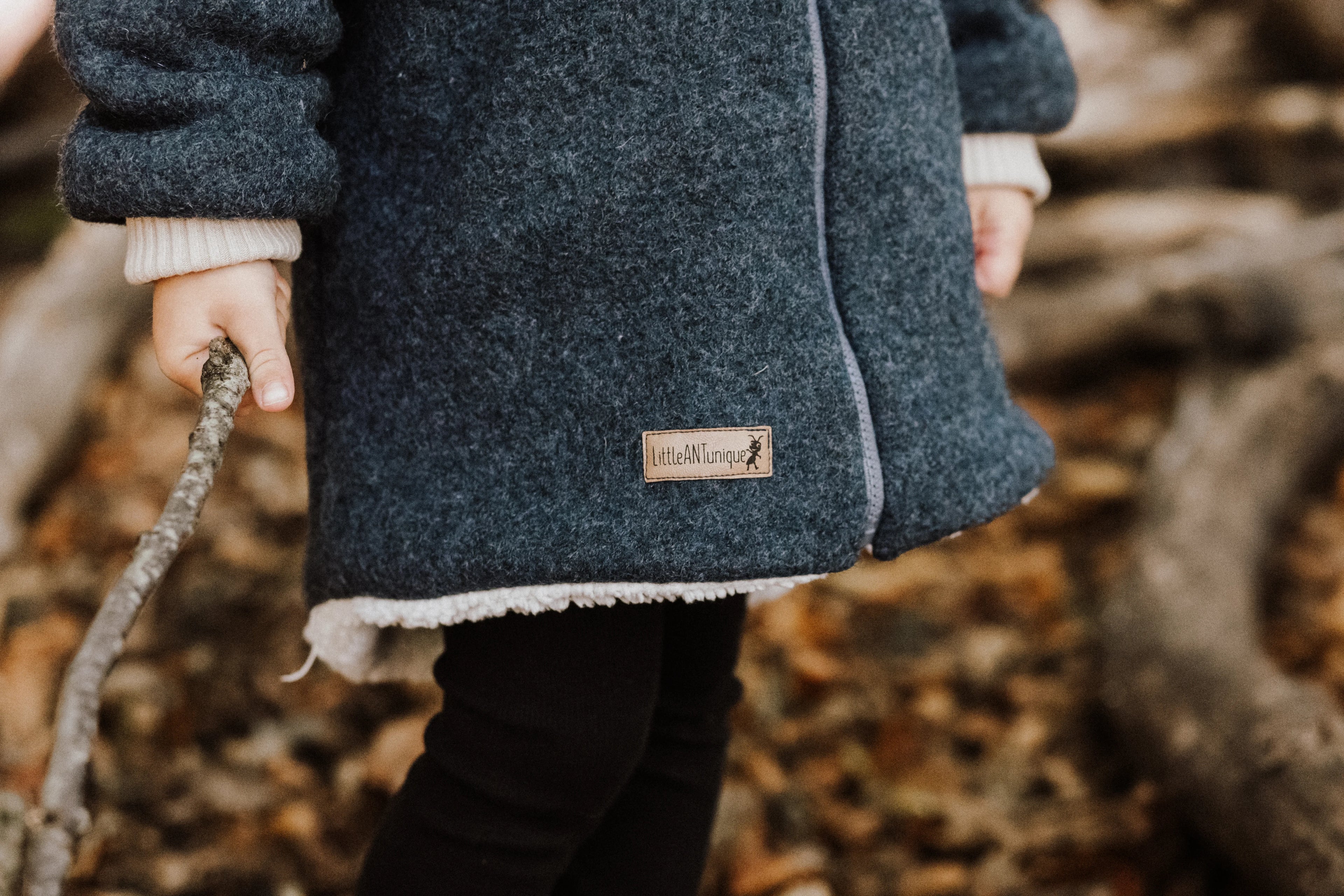 Walkjacke, Wintermantel petrol/ innen mit kuscheligem Teddystoff