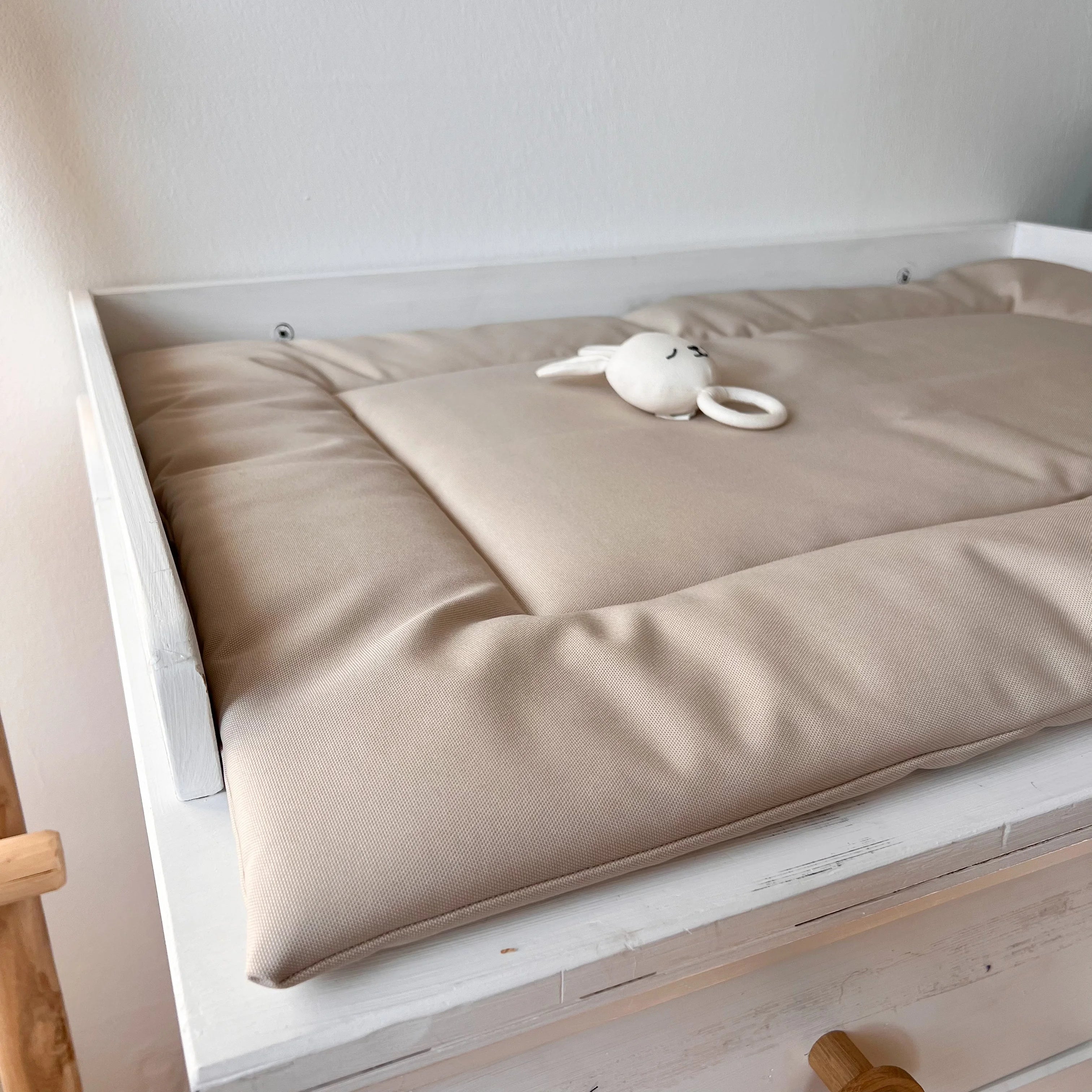 WICKELTISCHAUFLAGE ABWISCHBAR BEIGE