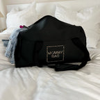 Weekender/Kliniktasche MOMMY BAG  Schwarz -Wasserabweisend