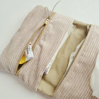 Wickeltasche Windeltasche Cord beige