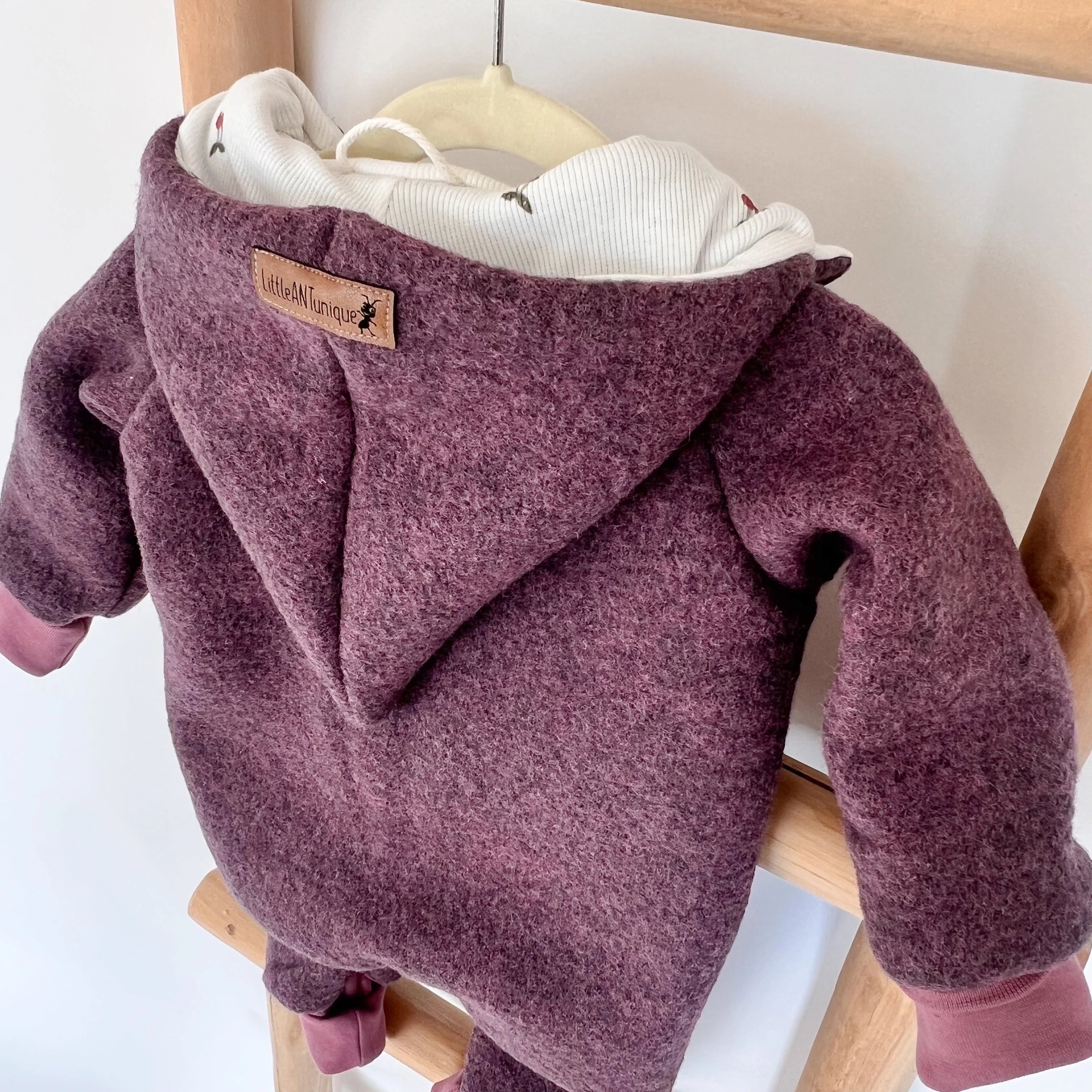 Walkoverall, Winteroverall Violett/Kirschen