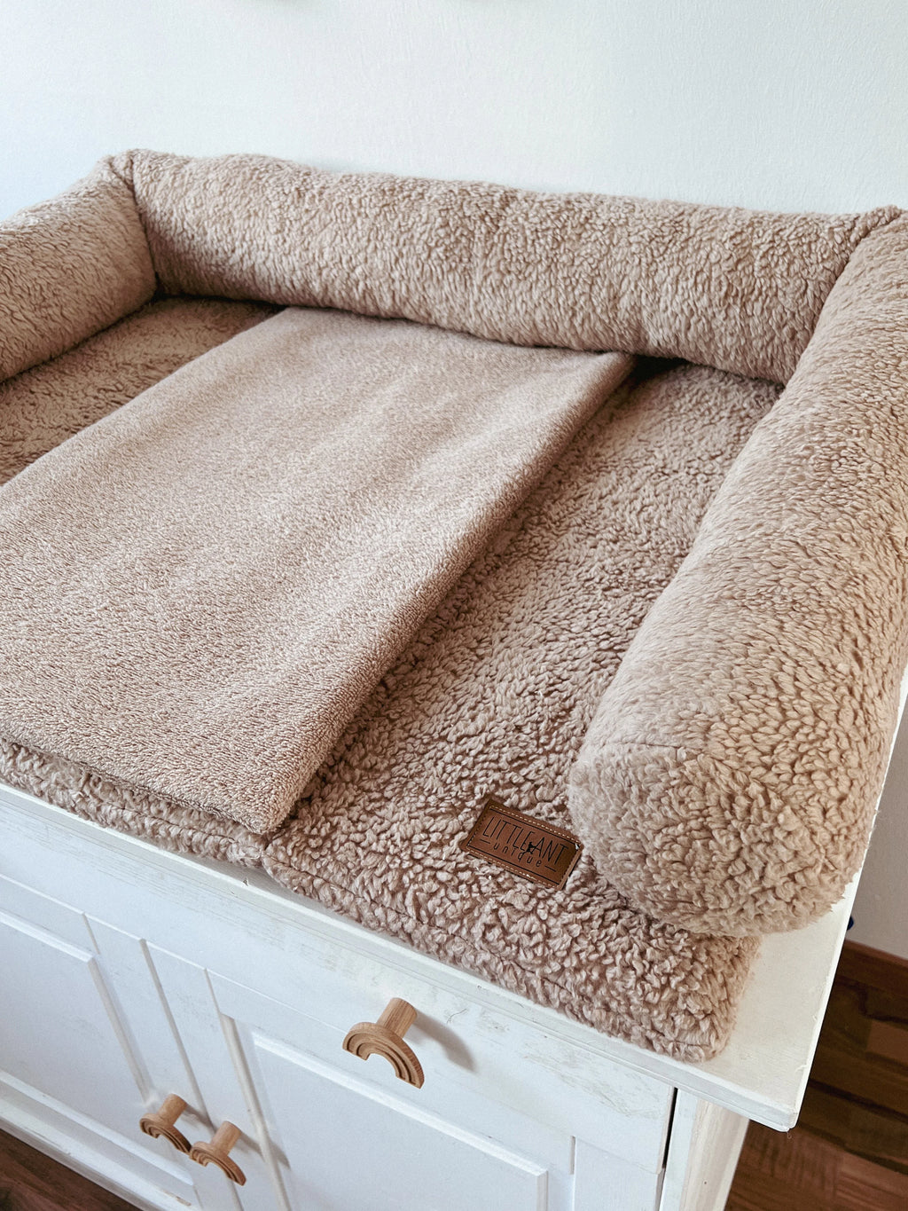 WICKELTISCHAUFLAGE TEDDY BEIGE