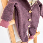 Walkoverall, Winteroverall Violett/Kirschen