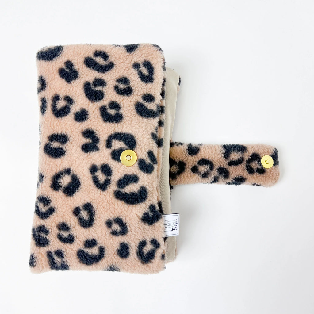 Wickeltasche Windeltasche Teddyfell Leo