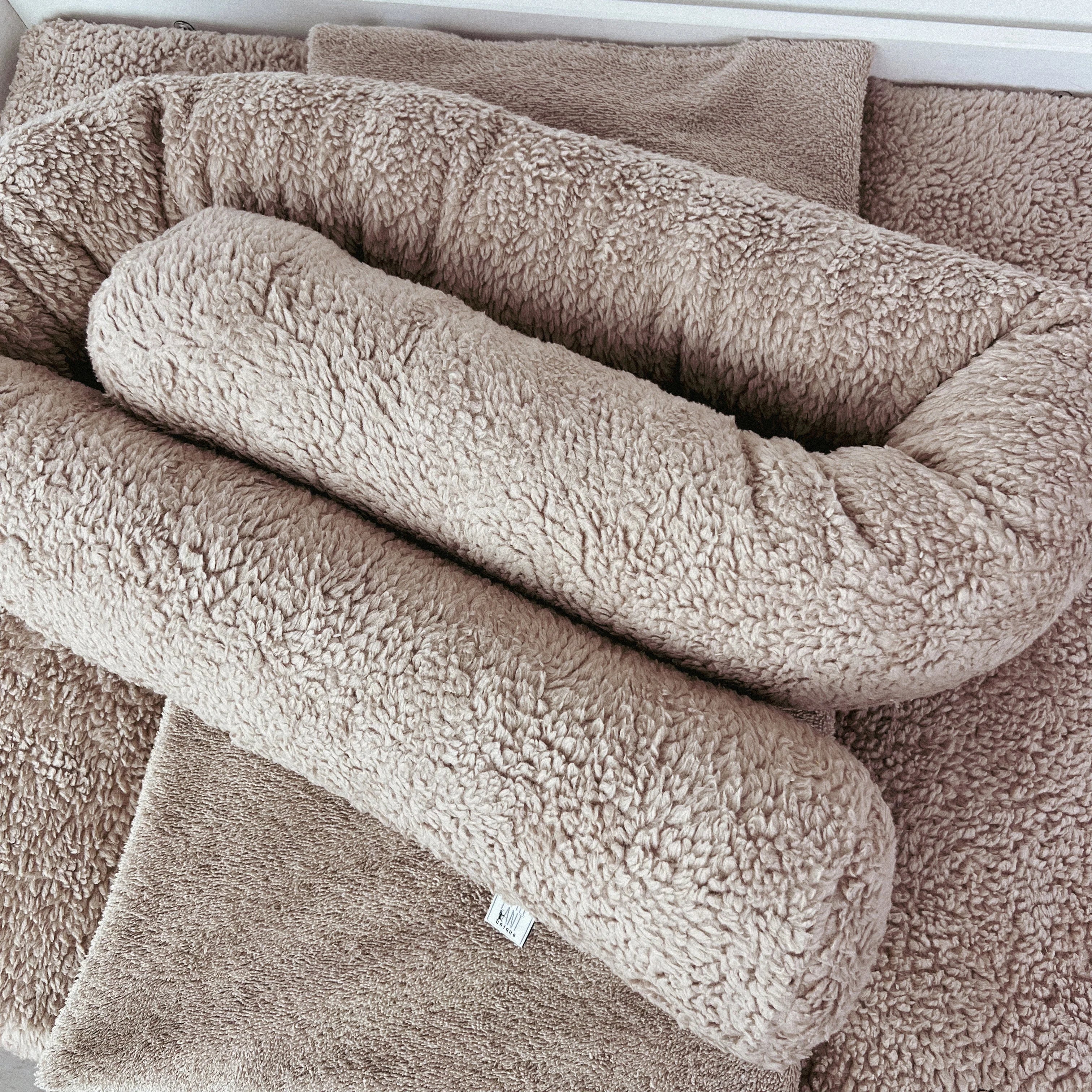 Wickeltischumrandung Teddy beige