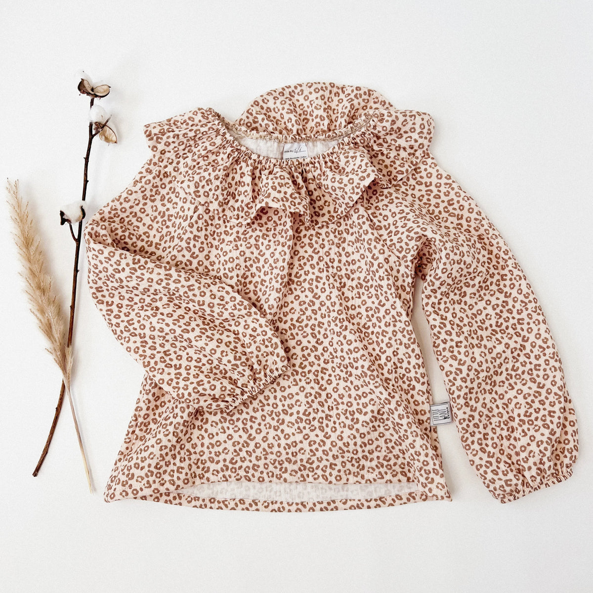 Bluse Baumwoll-Musselin Leo