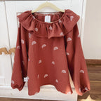 Bluse Baumwoll-Musselin Rainbow