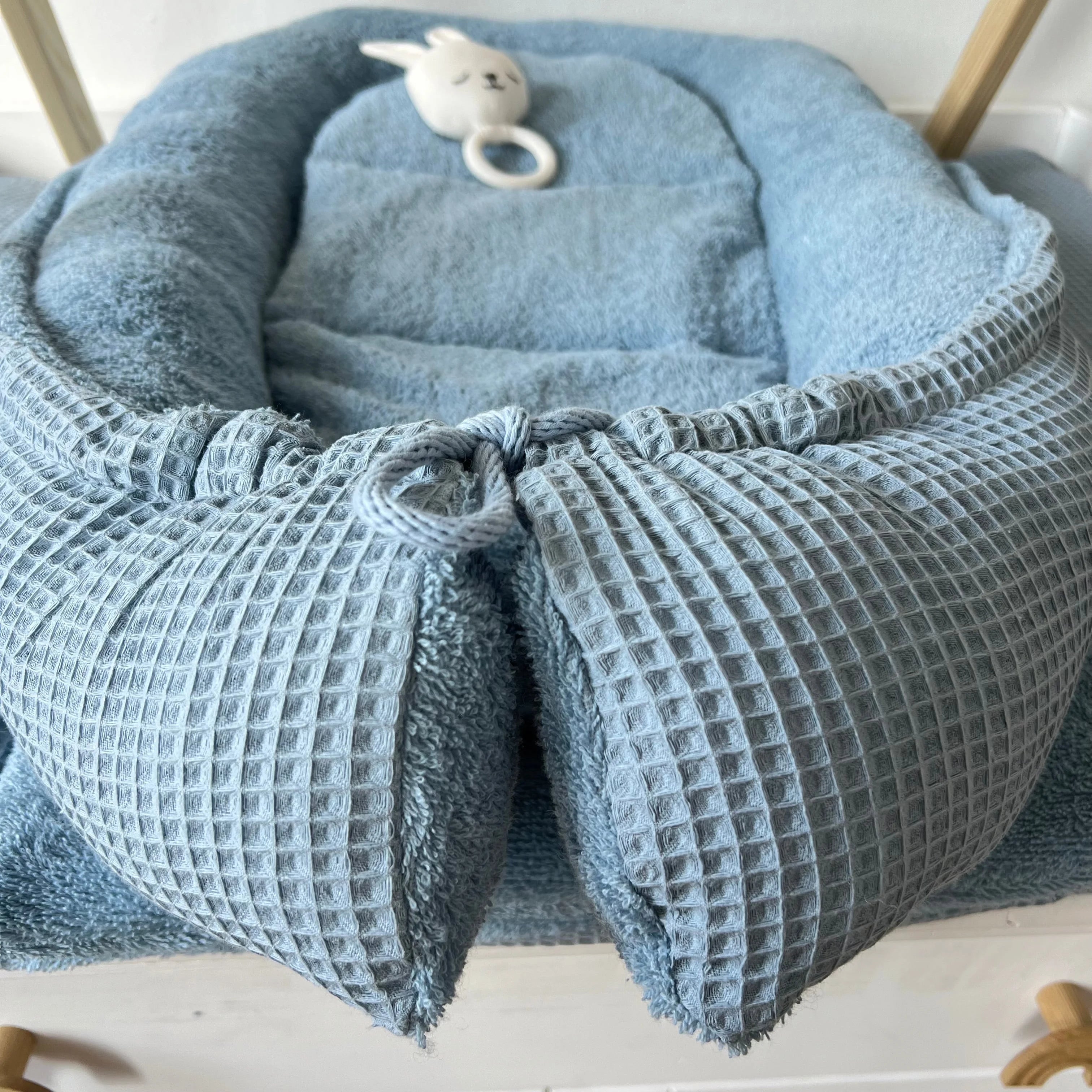 NestchenWaffelpique himmelblau