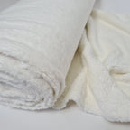 Teddystoff Teddyplüsch creme
