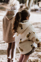 Teddyjacke Birnen  Winterjacke Teddy  Wintermantel Teddy