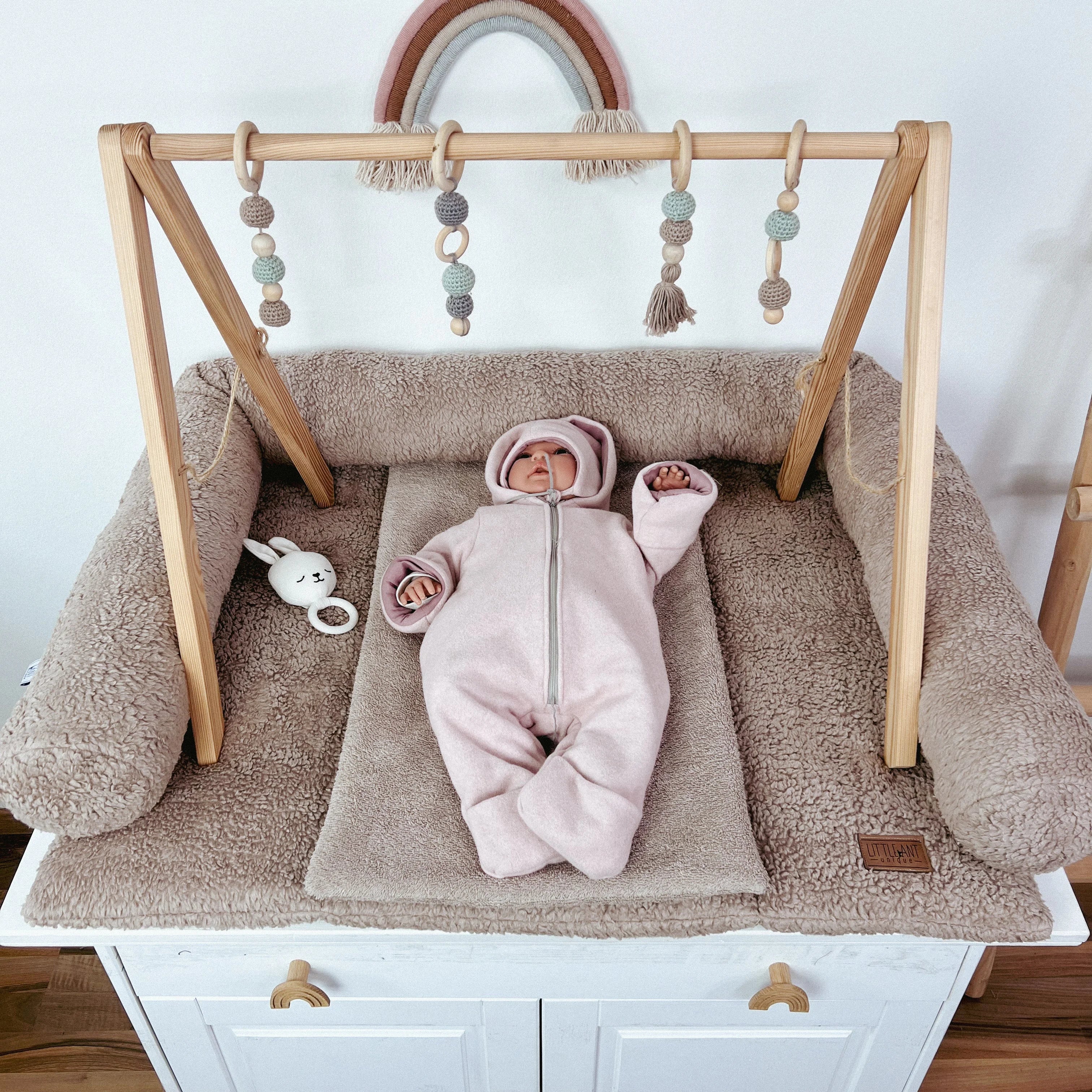 WICKELTISCHAUFLAGE TEDDY BEIGE