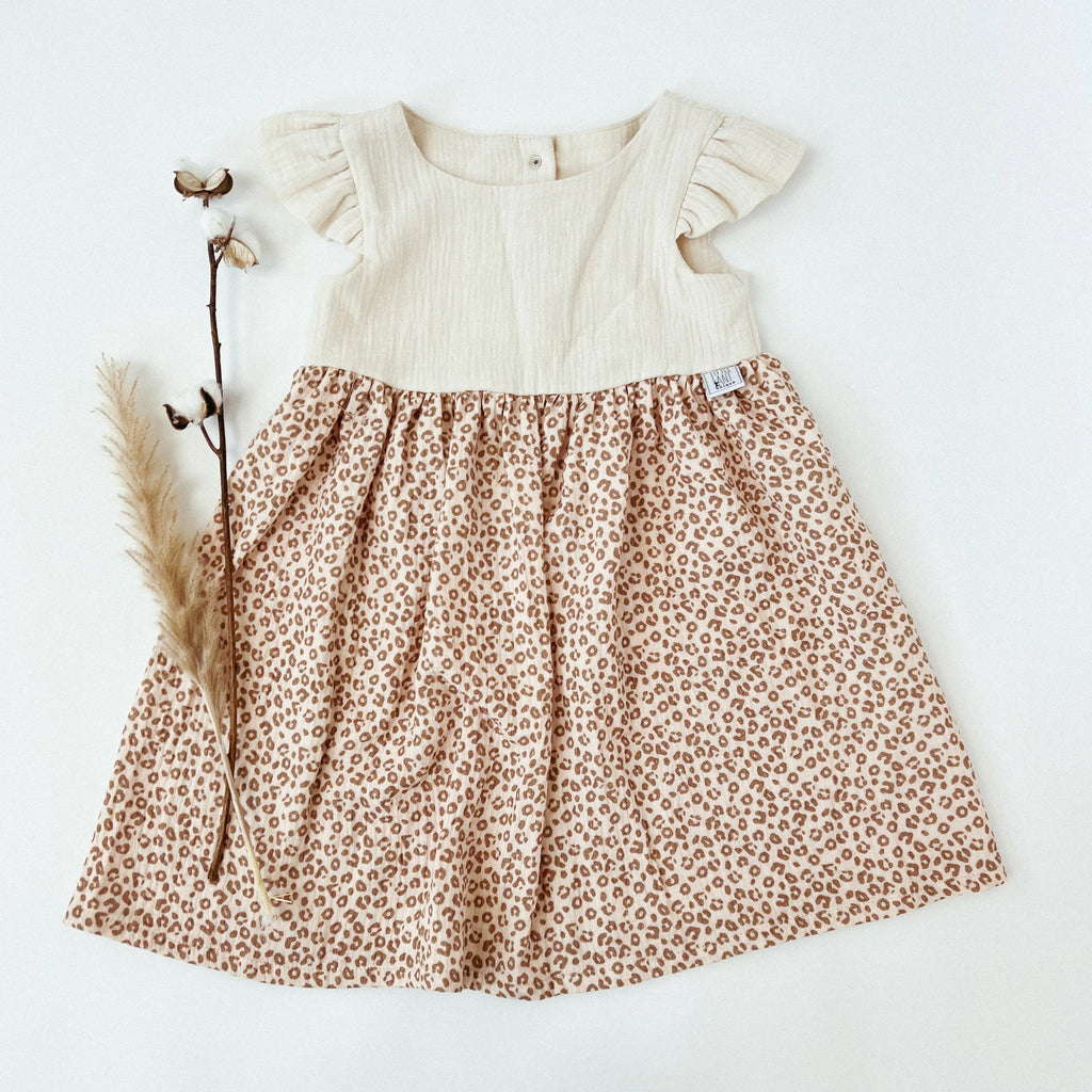 Kleid Baumwoll-Musselin Leo