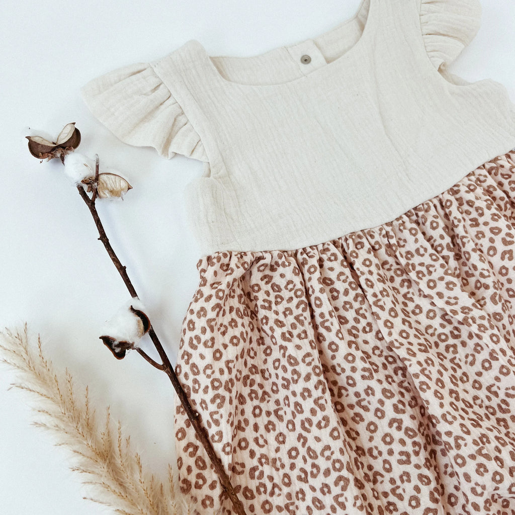 Kleid Baumwoll-Musselin Leo