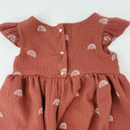 Kleid Baumwoll-Musselin Rainbow