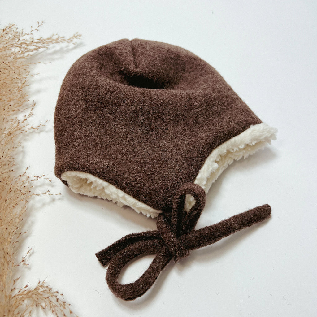 WALKMÜTZE MIT TEDDY GEFÜTTERT