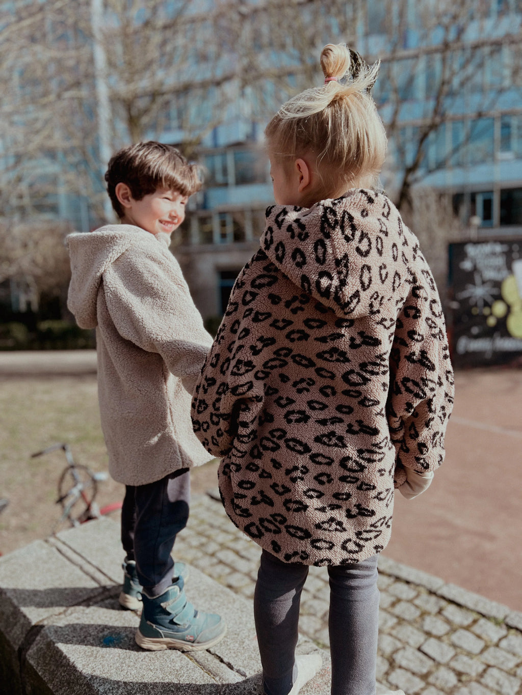 Teddyjacke leo/Musselin