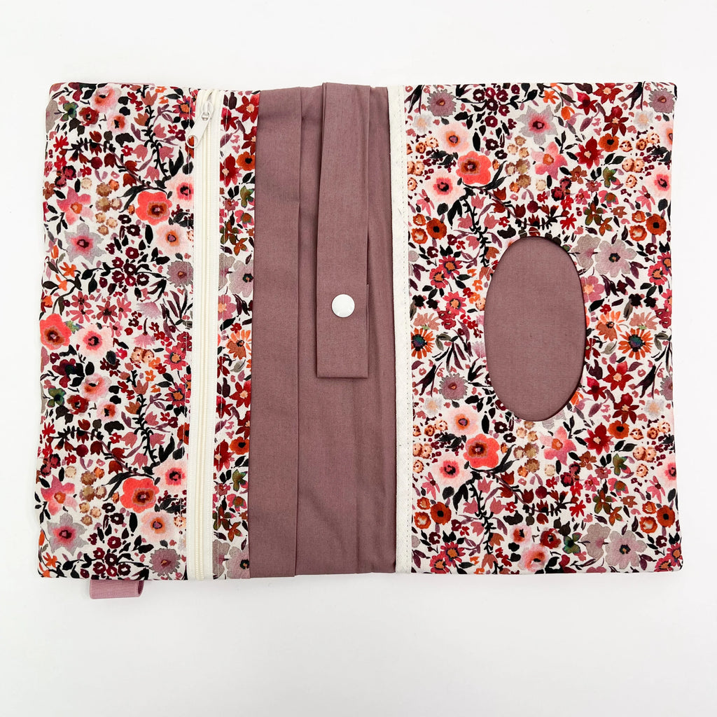 Wickeltasche Windeltasche Flowers Coral