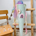 SCHULTÜTE MINT GLITZER RAINBOW