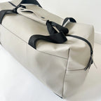 Weekender/Kliniktasche MOMMY BAG Grau /Beige- Wasserabweisend