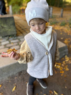 Walkweste mit Teddyfell
