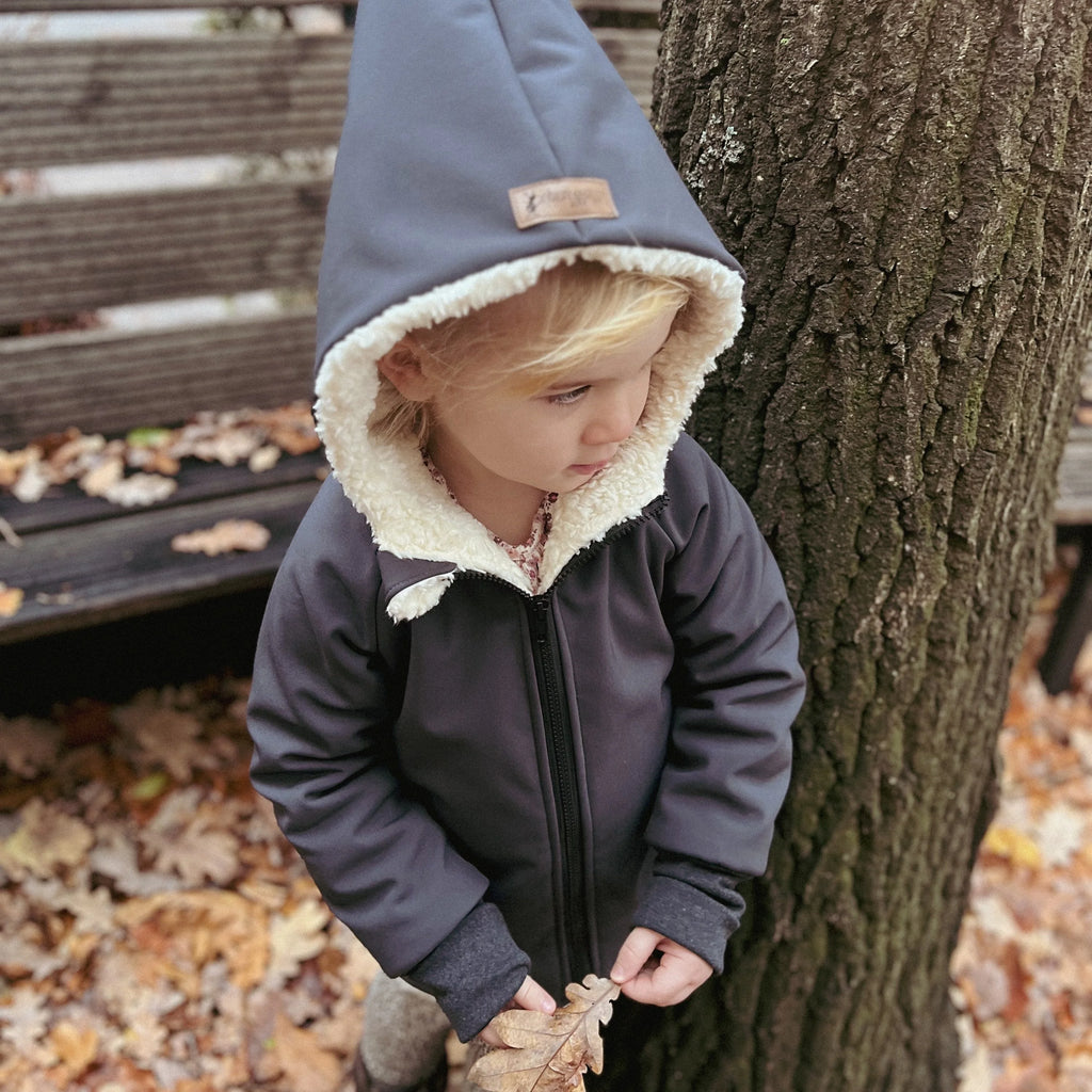Softshelljacke mit Teddyfell gefüttert