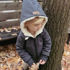 Softshelljacke mit Teddyfell gefüttert