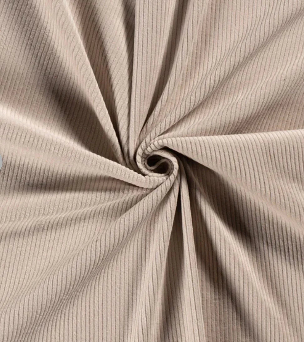 Cord Stoff beige