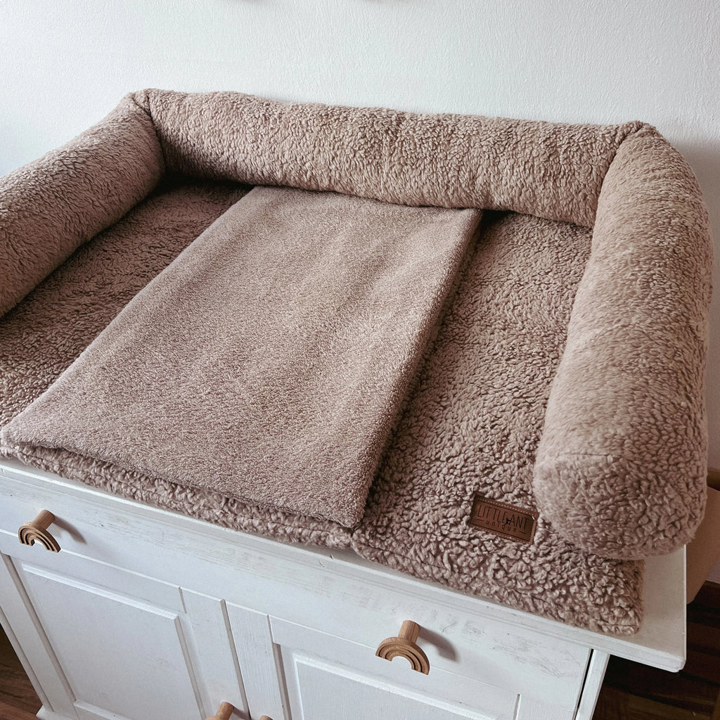 WICKELTISCHAUFLAGE TEDDY BEIGE