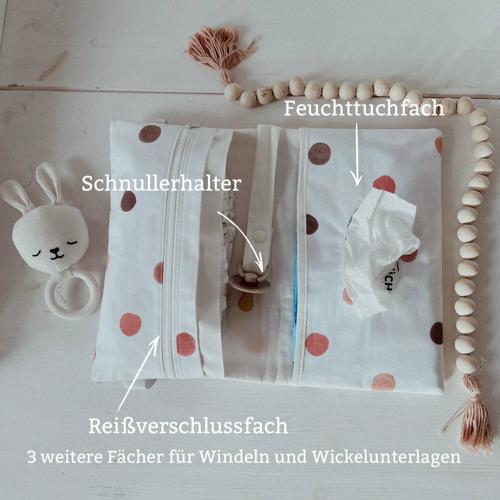 Wickeltasche Windeltasche Fröhliche Punkte