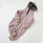 Walkoverall, Winteroverall Beige oder Rosa Leo